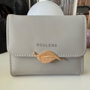 3/$15 Roulens Gold, Gray, Nude Wallet Faux Leather Wallet Vegan Leather Wallet